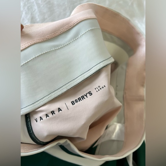 VAARA | RARE Green Flo Tuxedo Striped Leggings | Size Large. - Picture 4 of 10